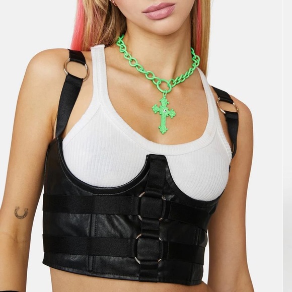 Dolls Kill Tops - Underbust Corset Top